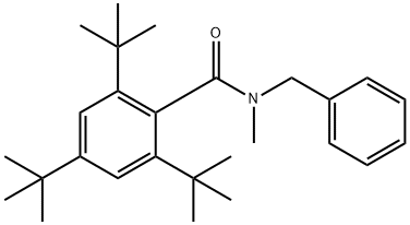 2,4,6-Tris(1,1-dimethylethyl)-N-methyl-N-(phenylmethyl)benzamide