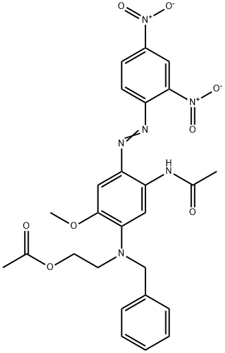 N-[5-[[2-(乙酰氧基)乙基](苯甲基)氨基]-2-[(2,4-二硝基苯基)偶氮]-4-甲氧基苯基]乙酰胺
