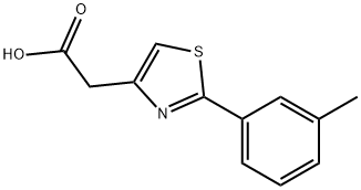 2-(3-甲基苯基)-1,3-噻唑-4-基]乙酸