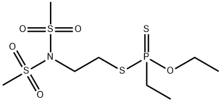 Ethyldithiophosphonic acid O-ethyl S-[2-[bis(methylsulfonyl)amino]ethyl] ester