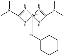 (cyclohexylamine)bis(dimethyldithiocarbamato-S,S')zinc