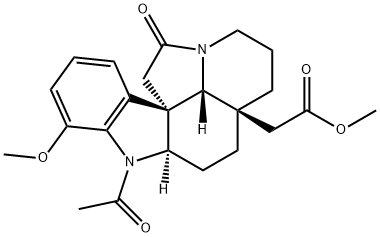 1-Acetyl-17-methoxy-10-oxyaspidospermidin-21-oic acid methyl ester