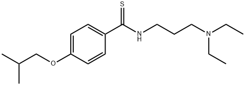 N-[3-(Diethylamino)propyl]-p-isobutoxythiobenzamide