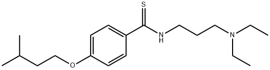 N-[3-(Diethylamino)propyl]-p-(isopentyloxy)thiobenzamide
