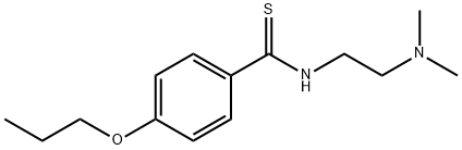 N-[2-(Dimethylamino)ethyl]-p-propoxythiobenzamide