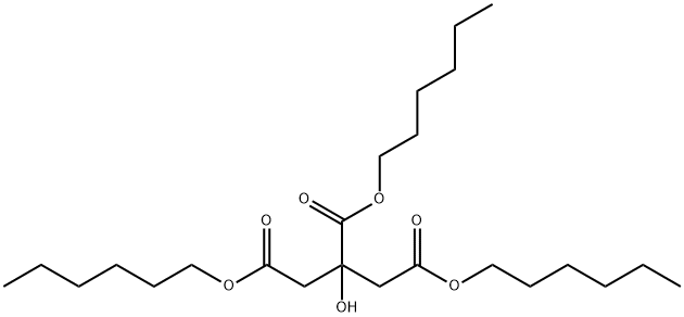 1,2,3-Propanetricarboxylic acid, 2-hydroxy-, trihexyl ester