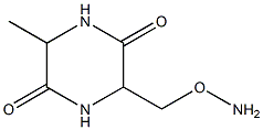 2,5-Piperazinedione,3-[(aminooxy)methyl]-6-methyl-,stereoisomer(8CI)