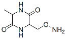2,5-Piperazinedione,3-[(aminooxy)methyl]-6-methyl-,stereoisomer(8CI)