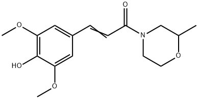 4-[3-(3,5-Dimethoxy-4-hydroxyphenyl)propenoyl]-2-methylmorpholine