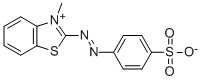 3-Methyl-2-((p-sulfophenyl)azo)benzothiazoliumhydroxideinnersalt