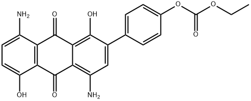 4-(4,8-diamino-9,10-dihydro-1,5-dihydroxy-9,10-dioxo-2-anthryl)phenyl ethyl carbonate