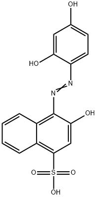 4-[(2,4-dihydroxyphenyl)azo]-3-hydroxynaphthalene-1-sulphonic acid