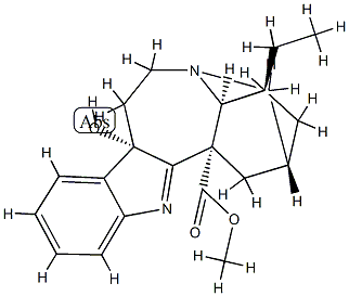 16,17-Didehydro-9,17-dihydro-9α-hydroxyibogamine-18-carboxylic acid methyl ester