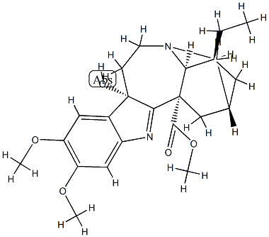 16,17-Didehydro-9,17-dihydro-9α-hydroxy-12,13-dimethoxyibogamine-18-carboxylic acid methyl ester