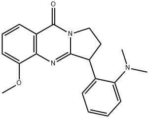 3-[2-(Dimethylamino)phenyl]-2,3-dihydro-5-methoxypyrrolo[2,1-b]quinazolin-9(1H)-one