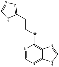 1H-嘌呤-6-胺,N-[2-(1H-咪唑基-4-基)乙基]-