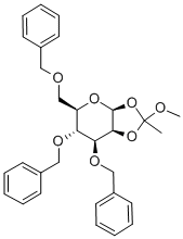 3,4,6-三-O-苄基-beta-D-吡喃甘露糖-1,2-(甲基原乙酸酯)