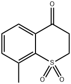 8-Methyl-3,4-dihydro-4-oxo-2H-1-benzothiopyran 1,1-dioxide