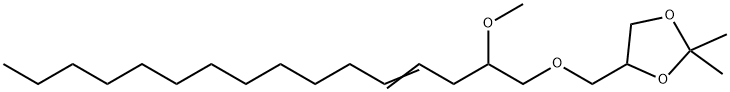 4-[[(2-Methoxy-4-hexadecenyl)oxy]methyl]-2,2-dimethyl-1,3-dioxolane