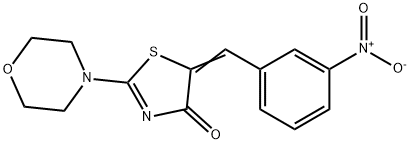 5-{3-nitrobenzylidene}-2-(4-morpholinyl)-1,3-thiazol-4(5H)-one