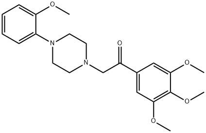 α-[4-(2-Methoxyphenyl)-1-piperazinyl]-3',4',5'-trimethoxyacetophenone