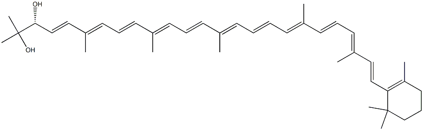 (3R,6E,8E,10E,12E,16E,18E,20E,22E,24E)-25-(2,6,6-Trimethyl-1-cyclohexenyl)-2,6,10,14,19,23-hexamethyl-4,6,8,10,12,14,16,18,20,22,24-pentacosaundecene-2,3-diol
