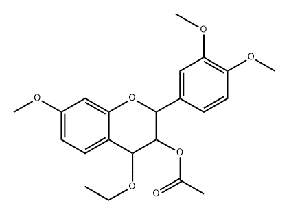 trans-2,3,trans-3,4-4-Ethoxy-3',4',7-trimethoxy-3-flavanol acetate