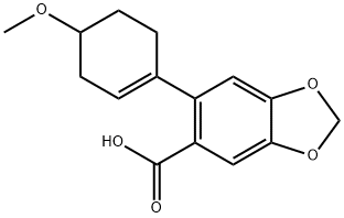 6-(4-Methoxy-1-cyclohexen-1-yl)piperonylic acid