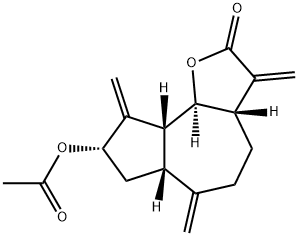 (3aS)-3a,4,5,6,6aβ,7,8,9,9aβ,9bα-Decahydro-8α-acetoxy-3,6,9-tris(methylene)azuleno[4,5-b]furan-2(3H)-one