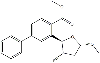 甲基-2,3-二脱氧-3-氟-5-O-(4-苯基苯甲酰基)-ALPHA-D-赤式戊呋喃糖苷