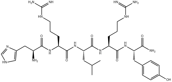 (HIS32,LEU34)-NEUROPEPTIDE Y (32-36)