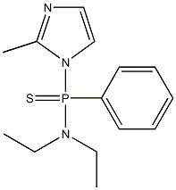 L-N,N-Diethyl-p-(2-methylimidazol-1-yl)-p-(phenyl)phosphinothioic amide