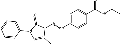 ethyl 4-[(4,5-dihydro-3-methyl-5-oxo-1-phenyl-1H-pyrazol-4-yl)azo]benzoate