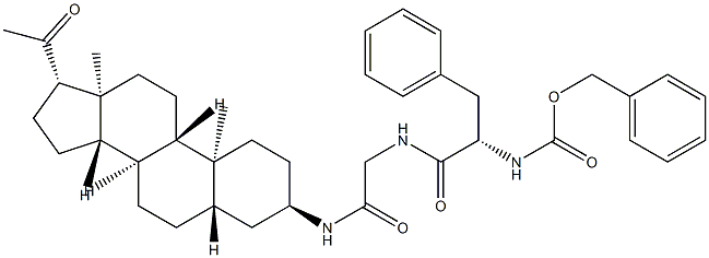 [(S)-α-[[[(20-Oxo-5α-pregnan-3α-yl)carbamoyl]methyl]carbamoyl]phenethyl]carbamic acid benzyl ester