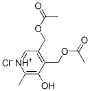 3,4-二(乙酰氧基甲基)-5-羟基-6-甲基吡啶鎓氯化物