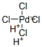 dihydrogen tetrachloropalladate(2-)