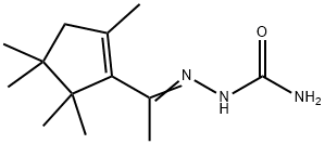 Methyl(2,4,4,5,5-pentamethyl-1-cyclopenten-1-yl) ketone semicarbazone