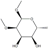 Methyl 2-O-methyl-6-deoxy-α-D-allopyranoside
