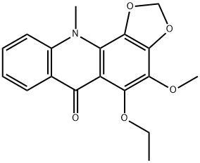 5-Ethoxy-4-methoxy-11-methyl-1,3-dioxolo[4,5-c]acridin-6(11H)-one