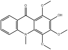 2-Hydroxy-1,3,4-trimethoxy-10-methyl-9(10H)-acridinone
