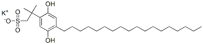 potassium 2-(2,5-dihydroxy-4-octadecylphenyl)-2-methylpropanesulphonate