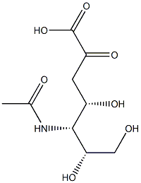 5-acetamido-3,5-dideoxygalactosylheptulosonic acid