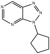 v-Triazolo[4,5-d]pyrimidine, (3H),3-cyclopentyl-