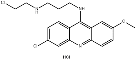6-氯-9-(3-N-(2-氯乙基氨)丙氨基-2-甲氧基吖啶二盐酸盐