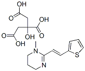 1,4,5,6-tetrahydro-1-methyl-2-[2-(2-thienyl)vinyl]pyrimidine citrate