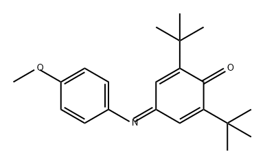 2,6-Bis(1,1-dimethylethyl)cyclohexa-2,5-diene-1,4-dione, 4-(4-methoxyp henyl)imine