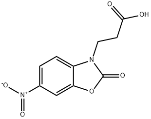 3-(6-硝基-2-氧代-1,3-苯并噁唑-3(2H)-基)丙酸