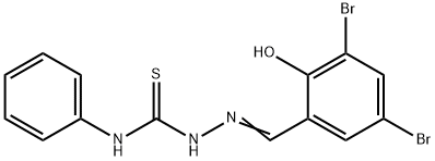 3,5-Dibromo-2-hydroxybenzaldehyde 4-phenyl thiosemicarbazone