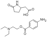 5-oxoproline, compound with 2-(diethylamino)ethyl 4-aminobenzoate (1:1)