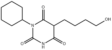 1-Cyclohexyl-5-(4-hydroxybutyl)barbituric acid